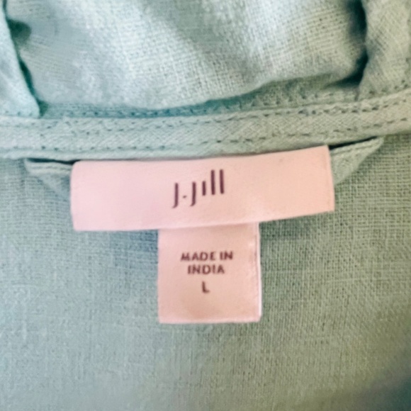 Jjill mint color jackets with pockets size large - Picture 2 of 2